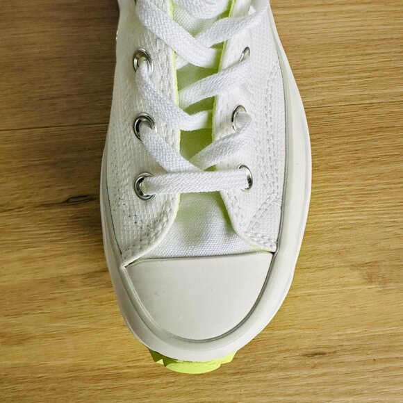 ⭐Converse Run Star Hike Platform 10.5 Womens Shoes Sneakers White Green A09836C⭐ - Picture 12 of 13